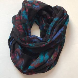 Infinity floral light scarf.